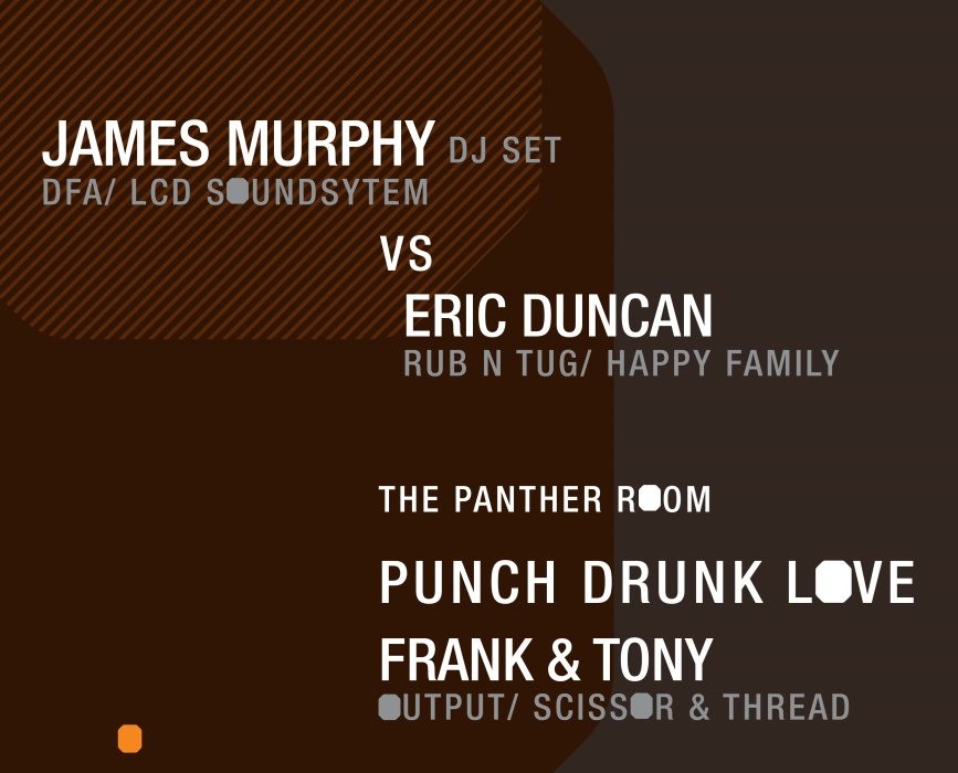 James Murphy B2b Eric Duncan At Output With Frank Tony In
